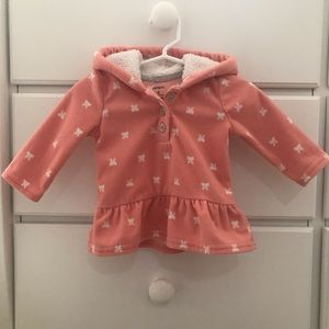 Baby Girl Fleece Hoodie (6M)